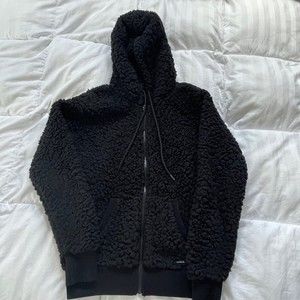 New Women Marc New York Cozy Fleece Full Zip Hooded Jacket Soft, Warm & Cute! XS